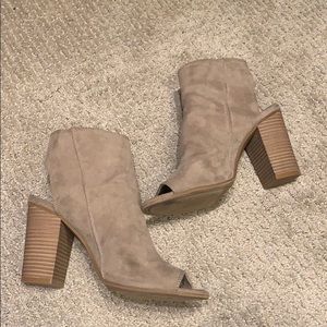 Madden Girl Open Toe Booties